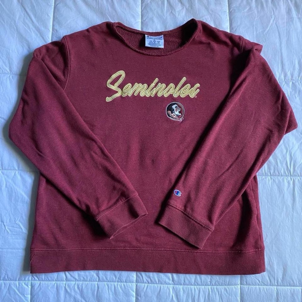 Champion Florida State University Seminoles Red Sweatshirt XL
